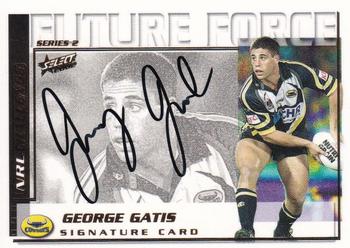 2002 Select Challenge - Future Force Series 2 #FF30 George Gatis Front